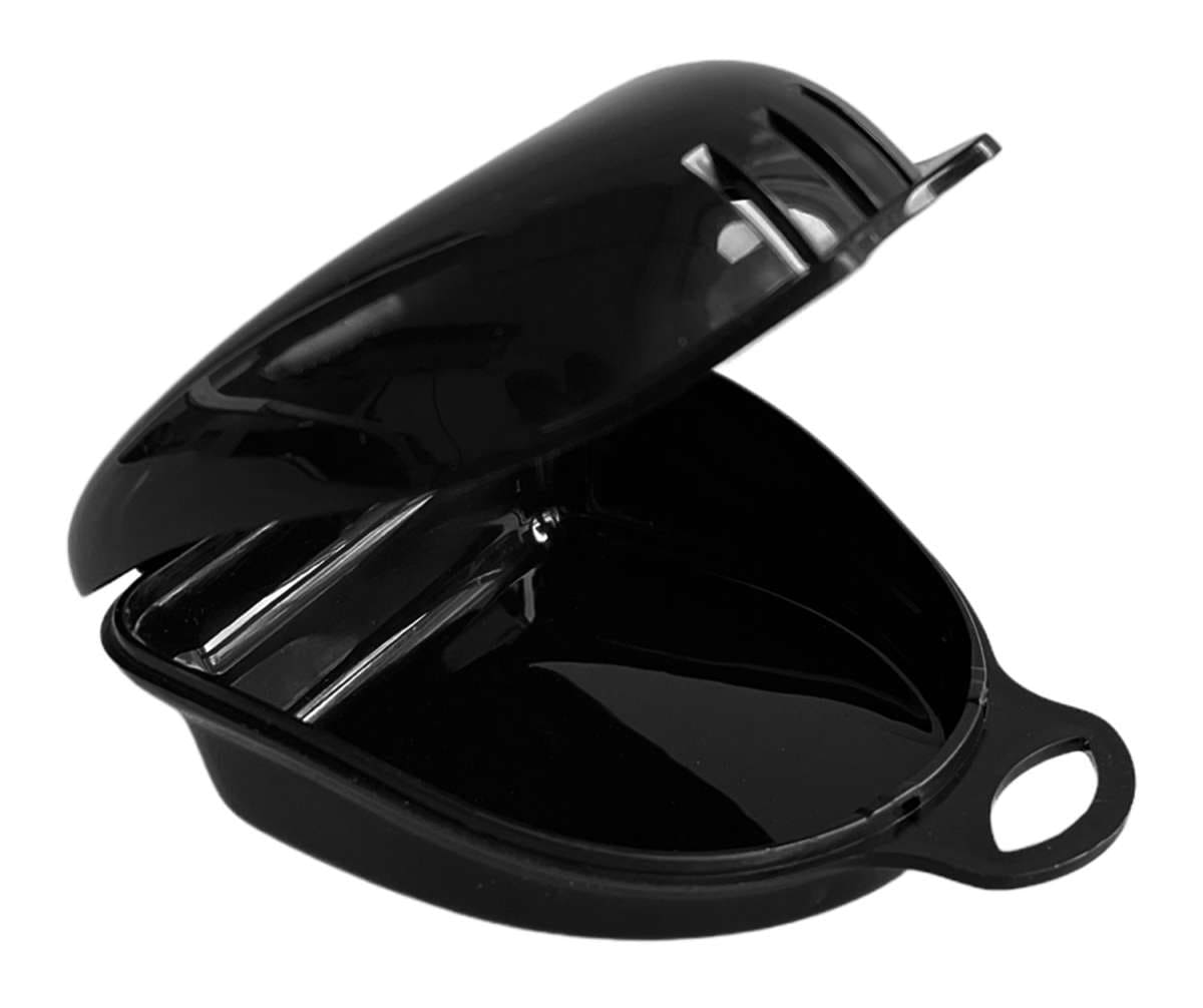 Phoenix: Box för tandskydd med hängare - Svart