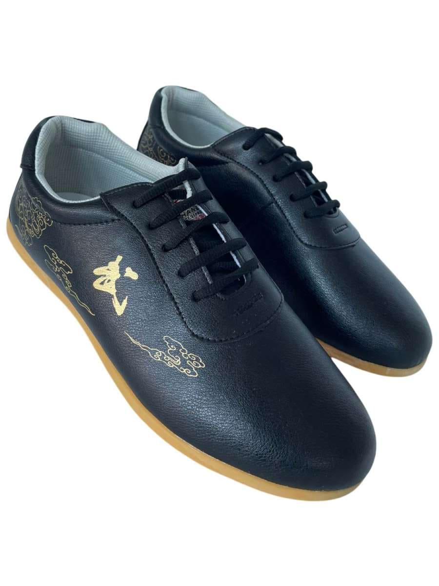 Phoenix: Kampsportsskor Wu, läder - Svart