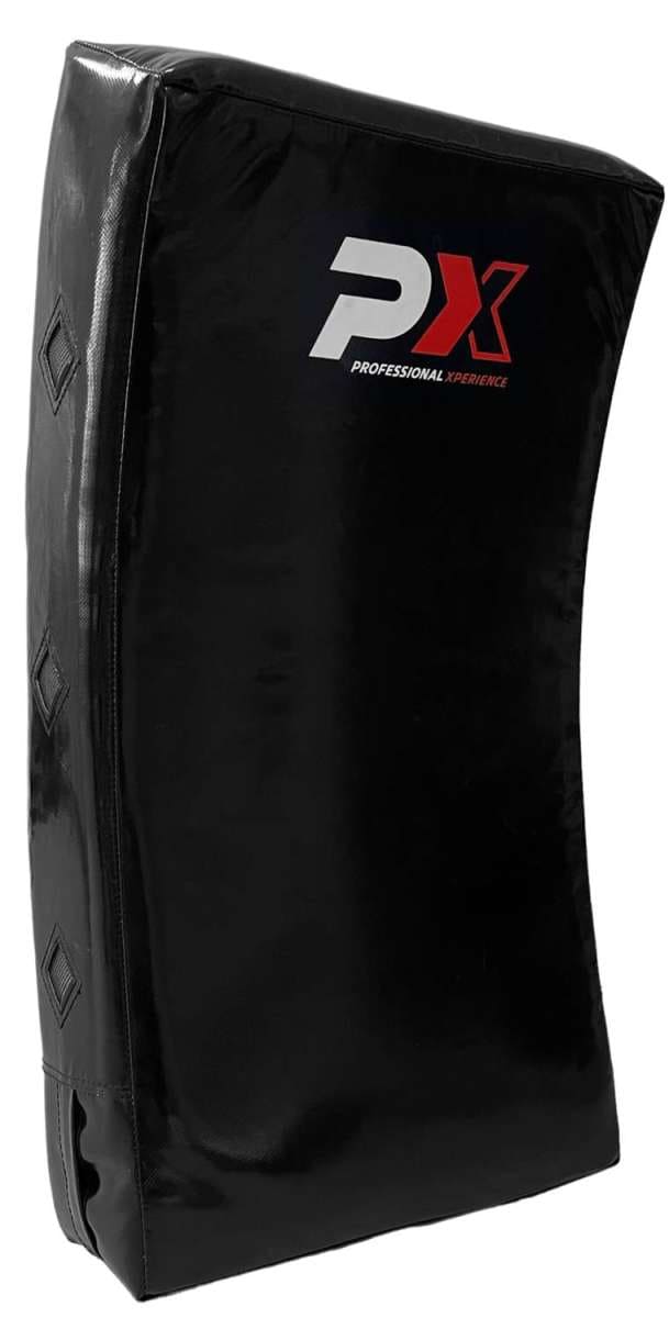 Kampsport Mitts / Slag- och Sparkkudde – Phoenix: PRO TECH Böjd Sköld 76x36x18 cm Svart