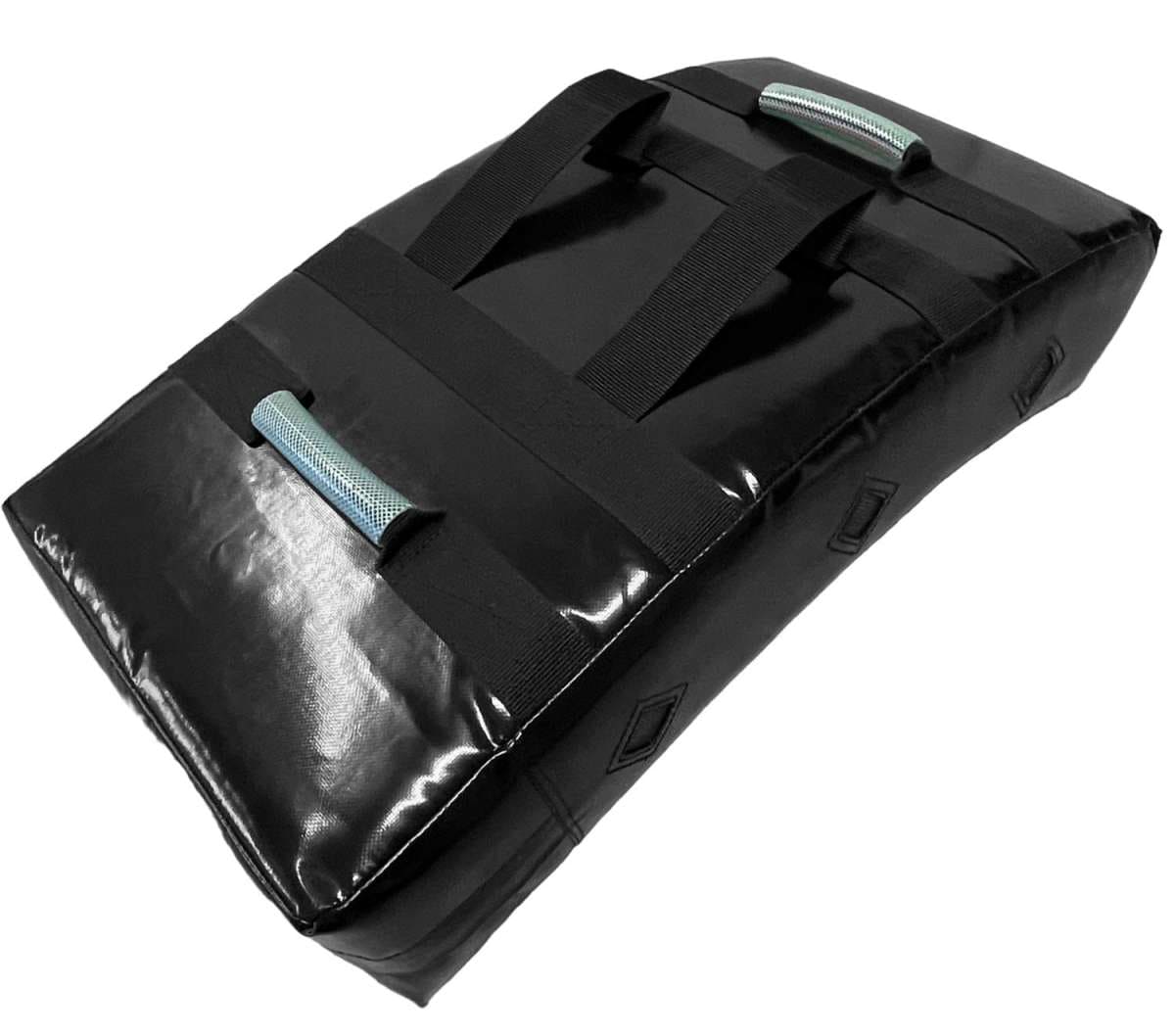 Kampsport Mitts / Slag- och Sparkkudde – Phoenix: PRO TECH Böjd Sköld 76x36x18 cm Svart