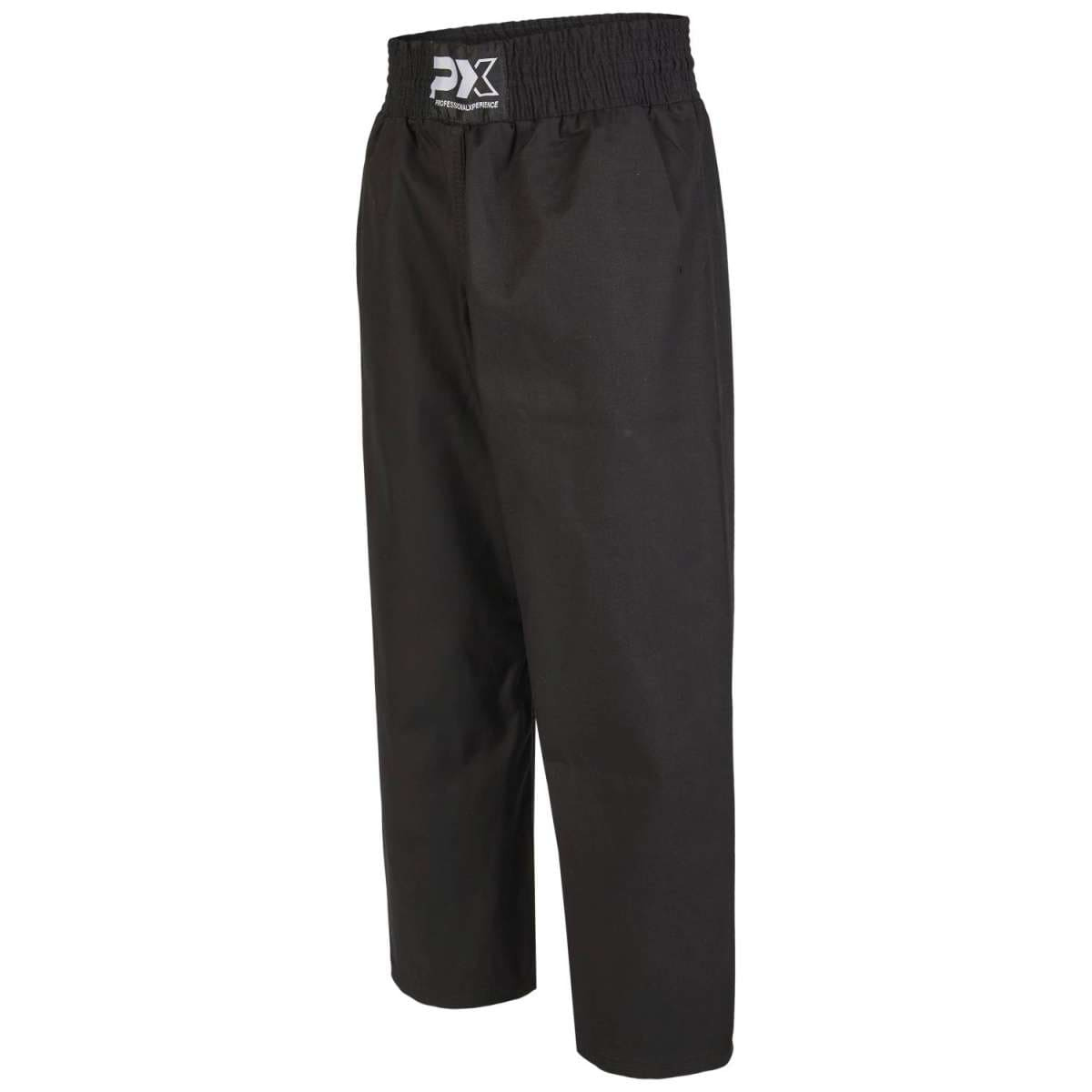 Phoenix: Kickboxningsbyxor satin - Svart