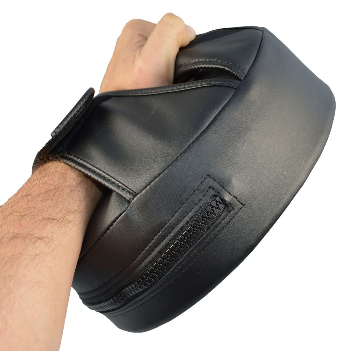 Phoenix: Rund Fokus Mitts, Normal Stoppning - Svart/Röd