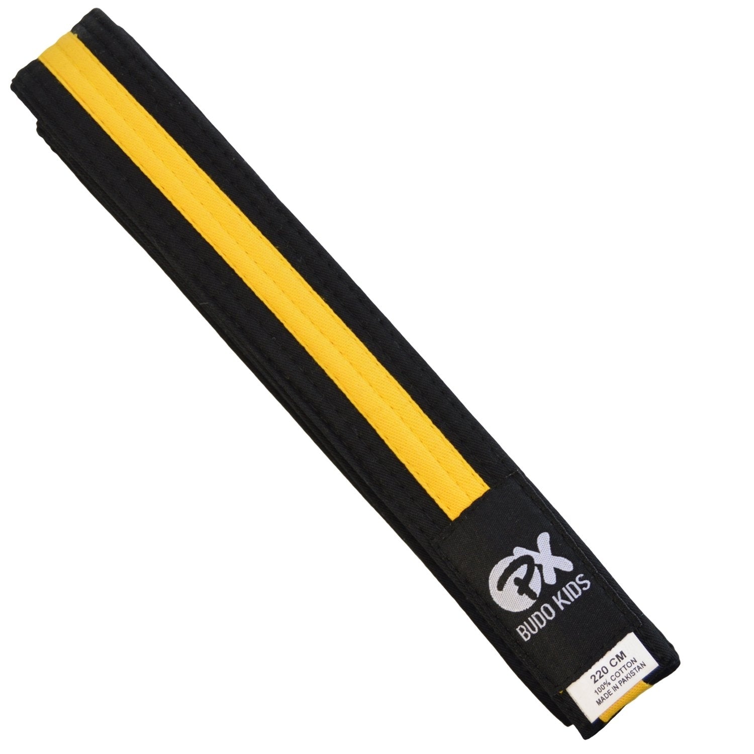 Phoenix: Budo Barn Softbelt - Svart/Gul