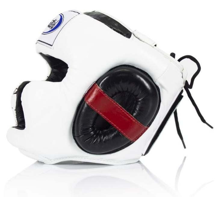 FAIRTEX HG10 Super Sparring Huvudskydd - Vit