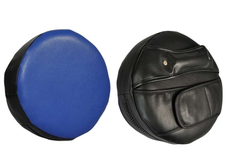 Phoenix: Rund Fokus Mitts Extra Mjuk Stoppning - Svart/Blå