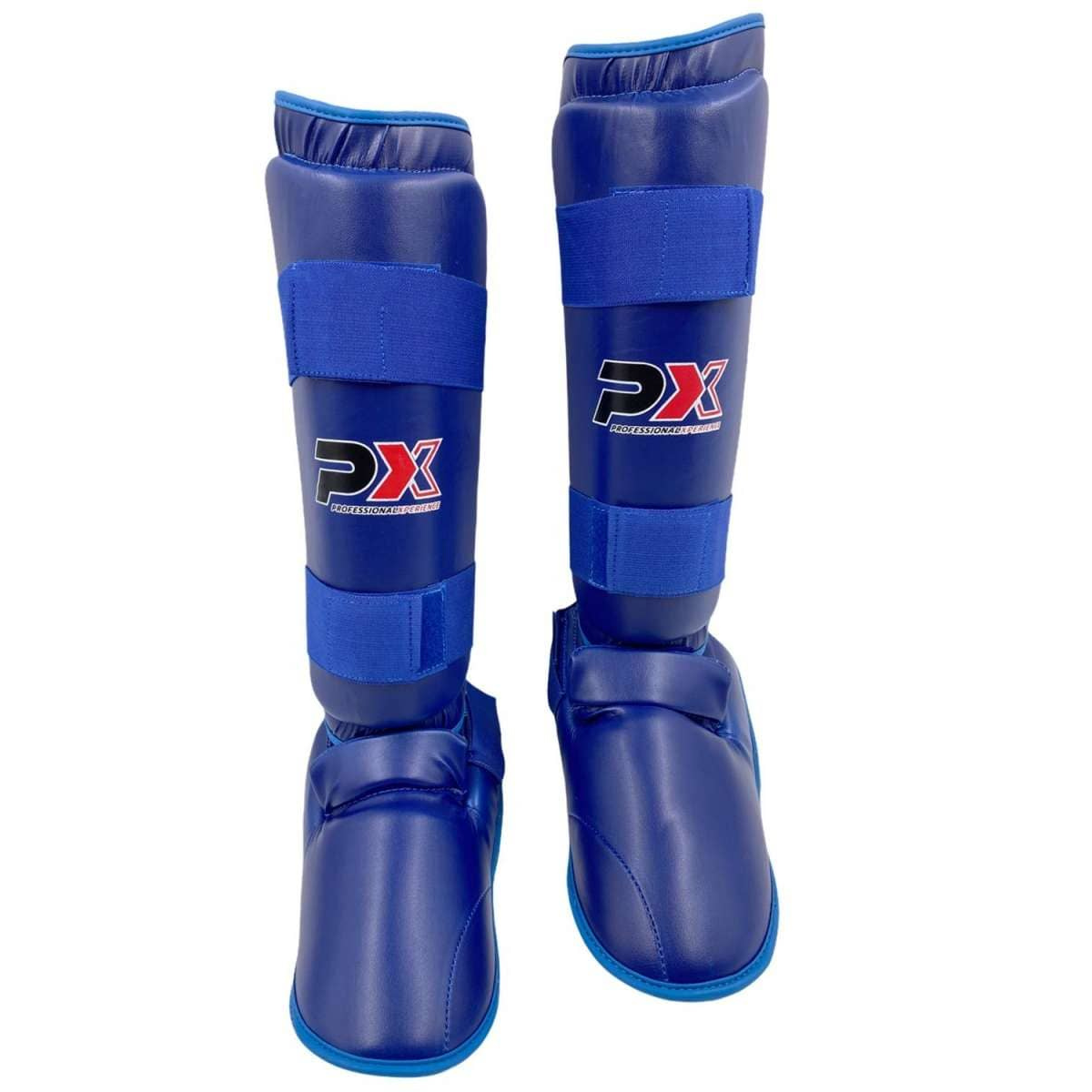 Phoenix: Karate Kumite shin - instep / Benskydd - Blå