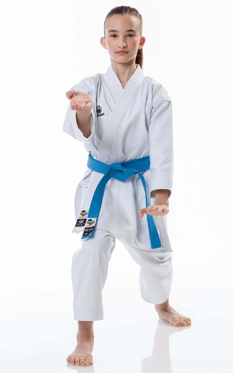 TOKAIDO Junior Karatedräkt – Kata Master Slim Fit 12 oz | WKF | Kampsport & Träning