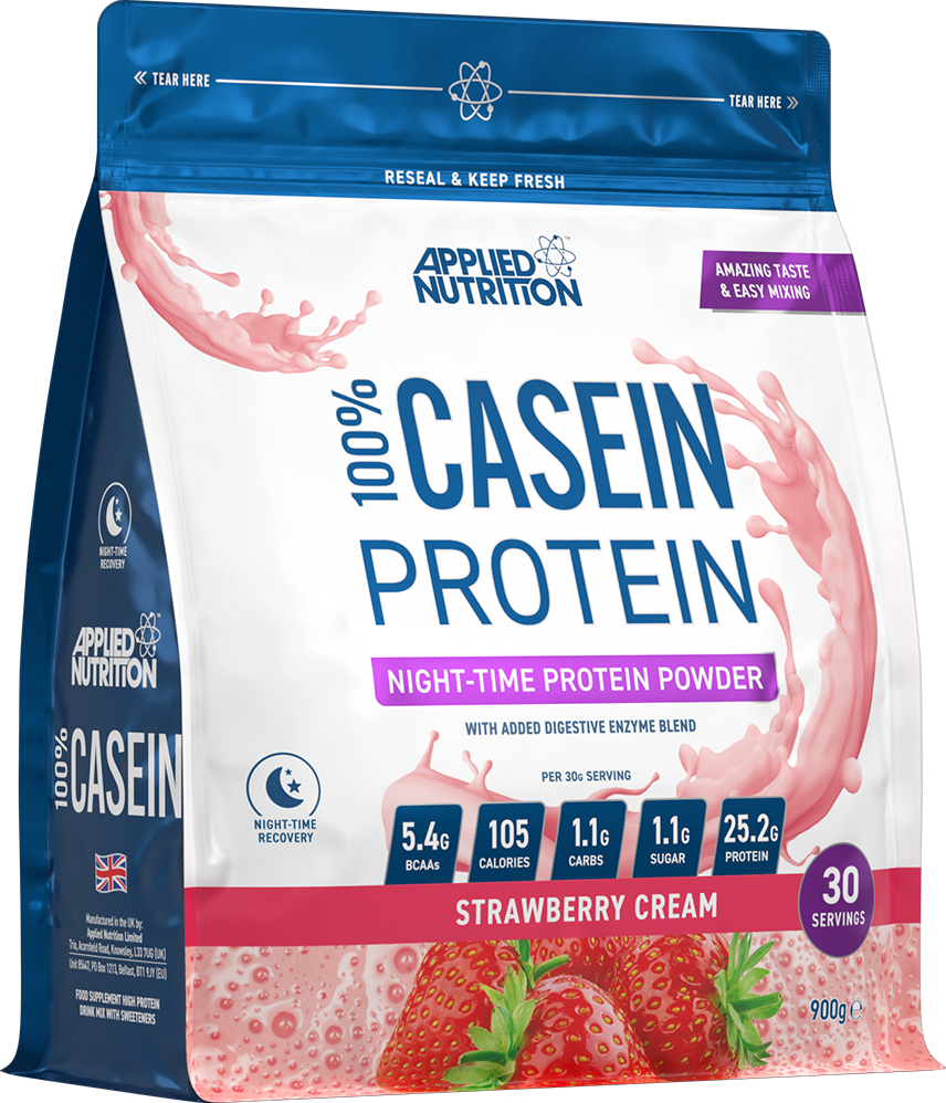 Applied Nutrition 100% Micellar Kasein - 900 g - Jordgubb