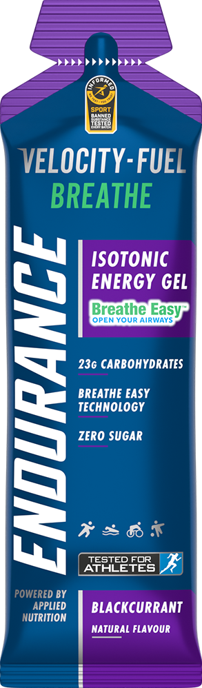 Applied Nutrition Breathe Isotonic Energy Gel - 20 x 60 ml - Svarta Vinbär