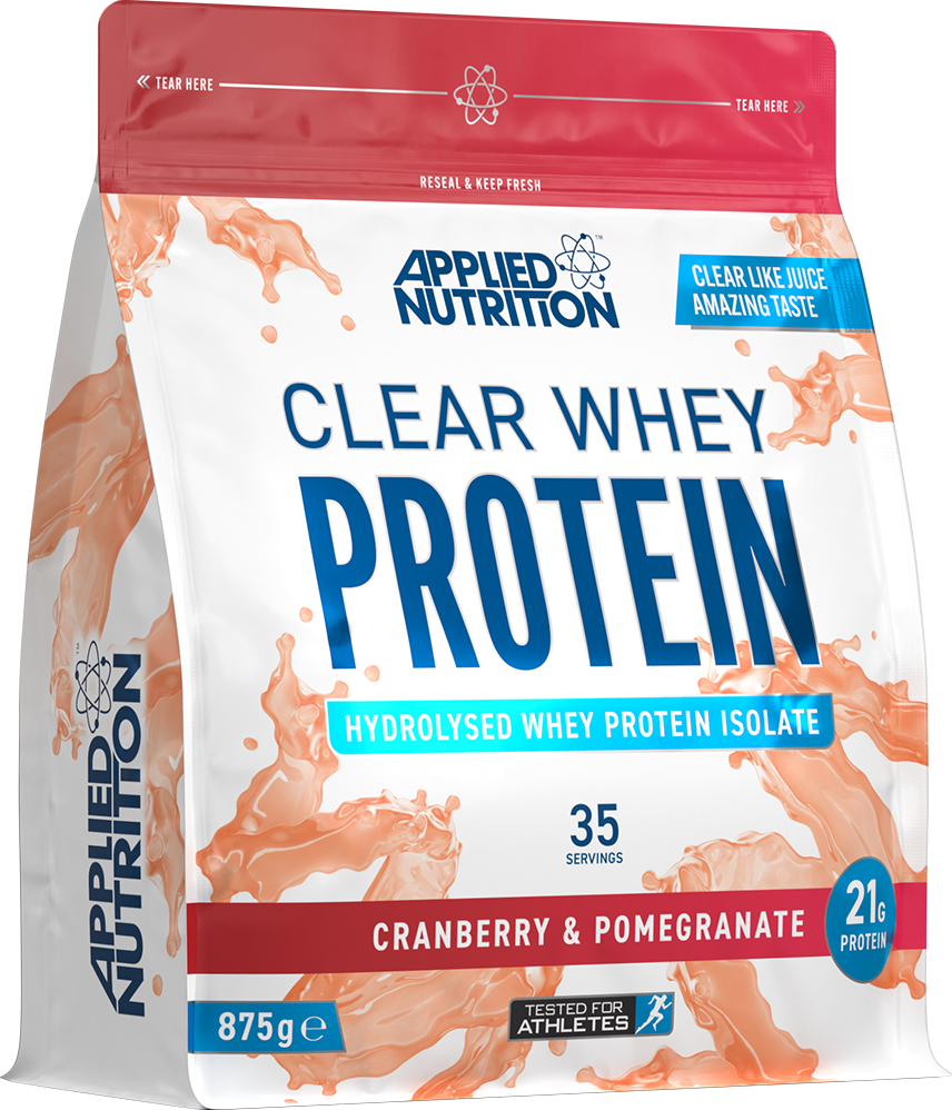 Applied Nutrition Clear Vassleprotein - 875 g - Tranbär & Granatäpple