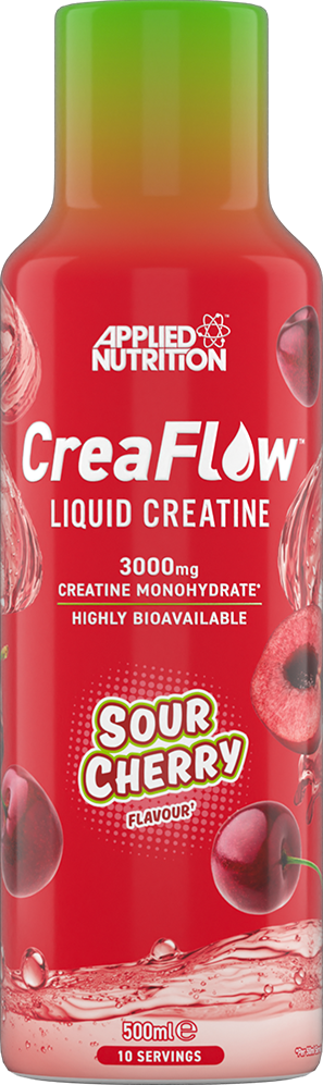 Applied Nutrition CreaFlow Flytande Kreatin – 500 ml – Sura Körsbär
