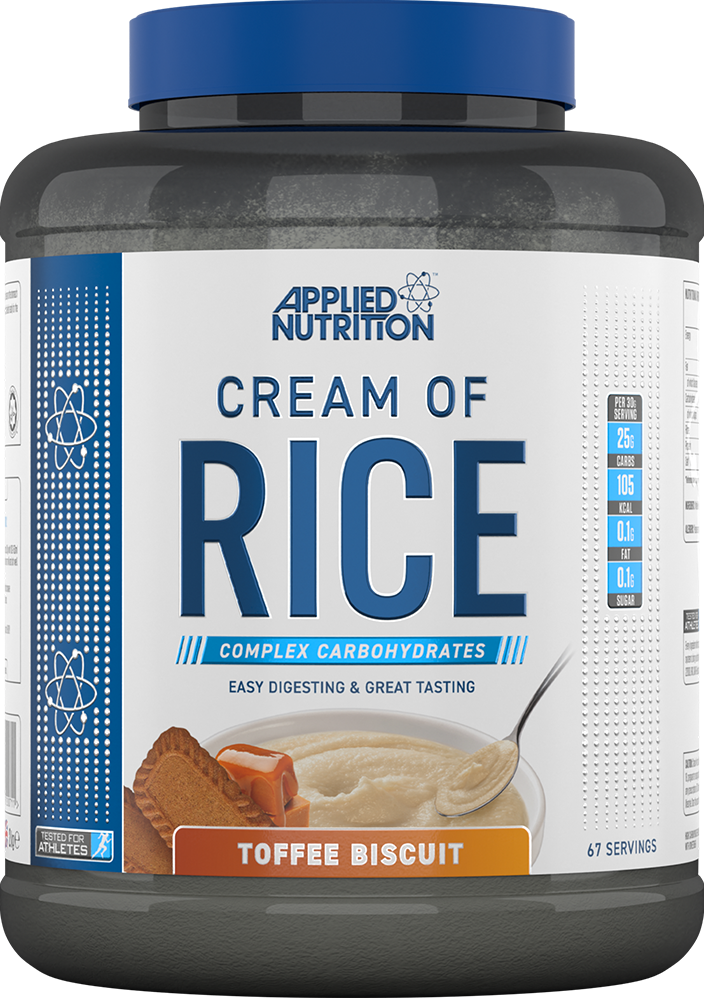 Applied Nutrition Cream of Rice - 2000 g - Toffee Kaka