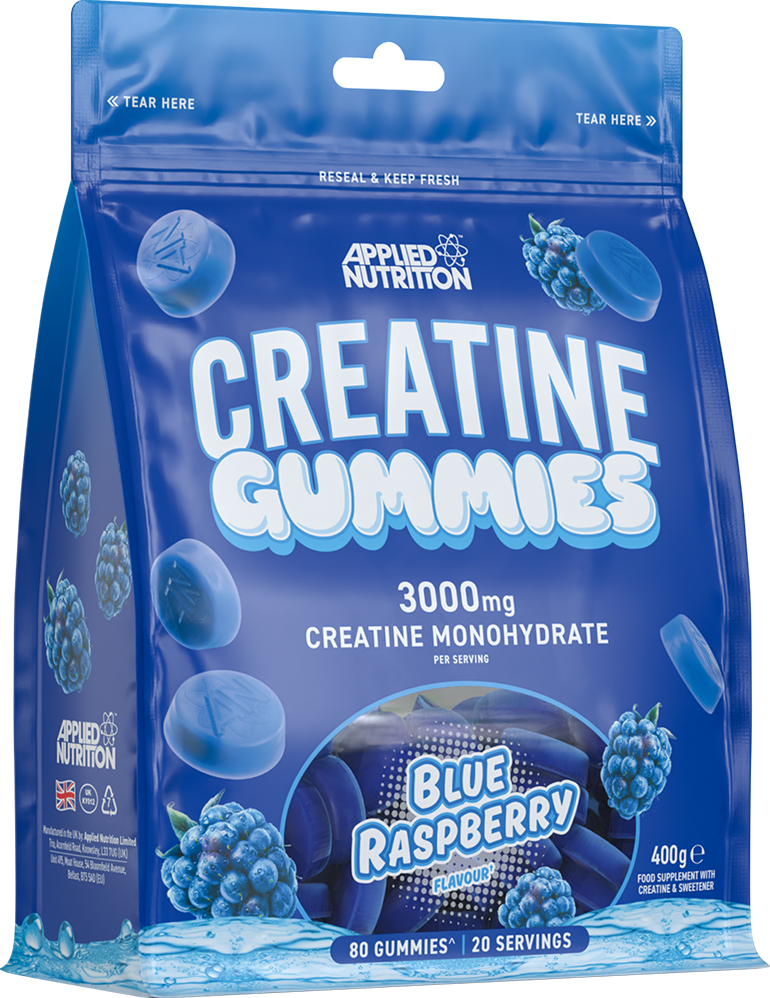 Applied Nutrition Kreatin Gummies - 20 portioner - Blå Hallon