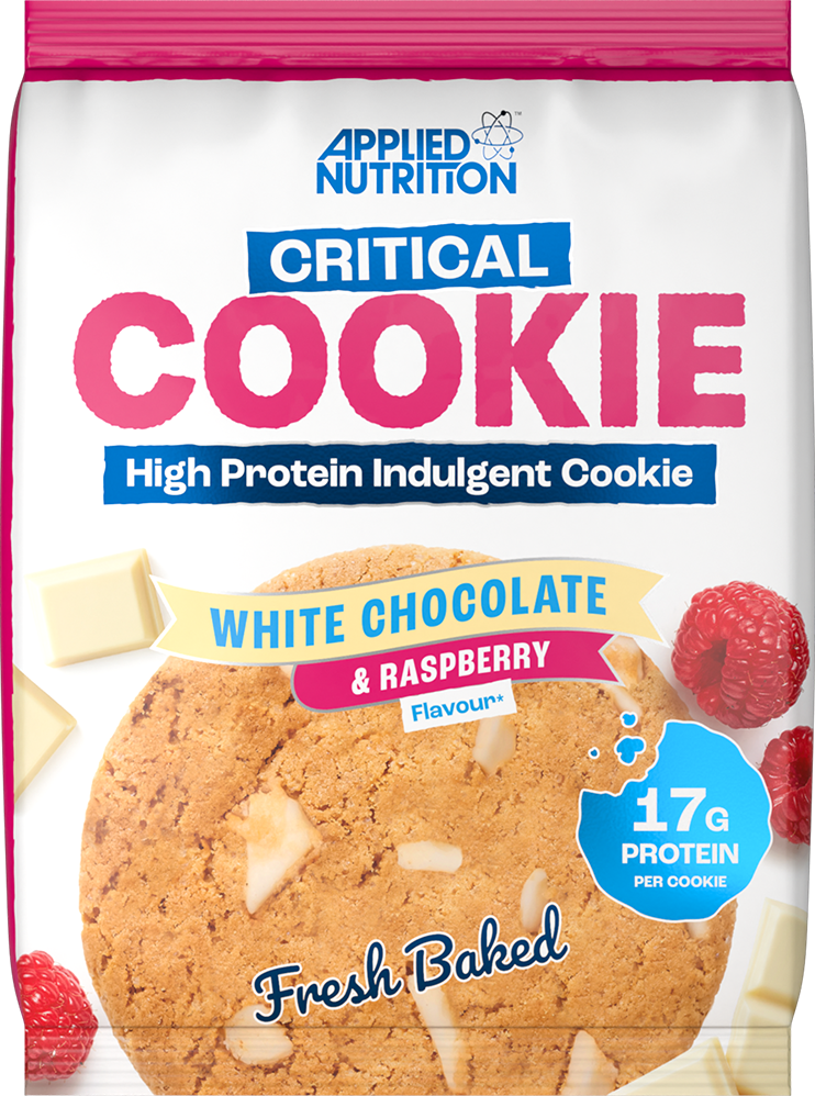 Applied Nutrition Critical Cookie - 12 x 73 g - Vit Choklad & Hallon