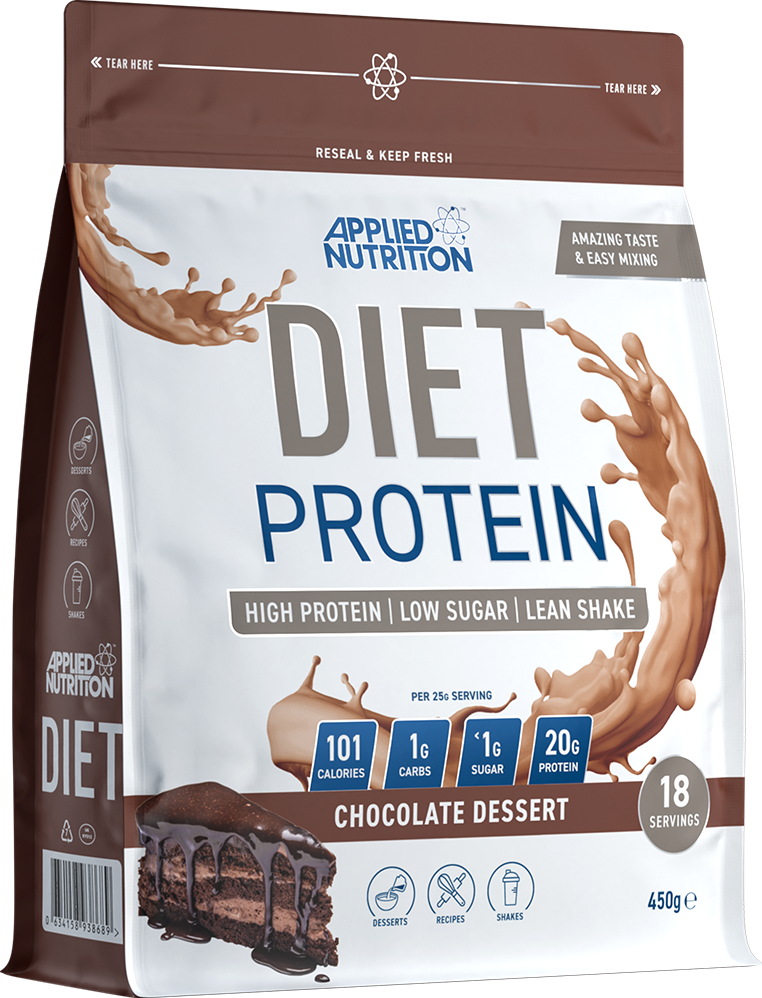 Applied Nutrition Diet Vassle Protein - 450 g - Choklad Dessert