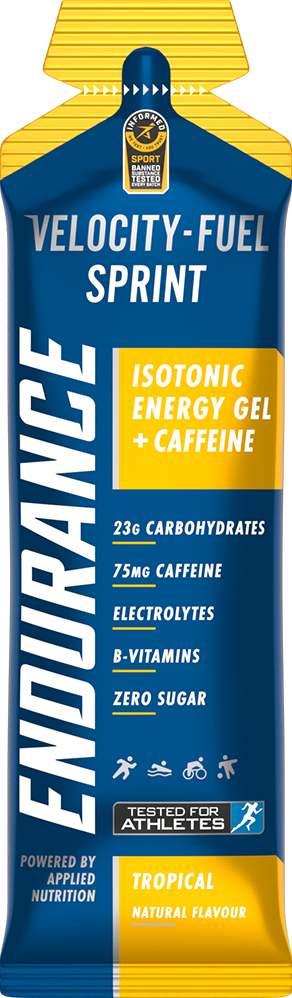 Applied Nutrition Endurance Sprint Gel With Caffeine - 20 x 60 ml - Tropisk