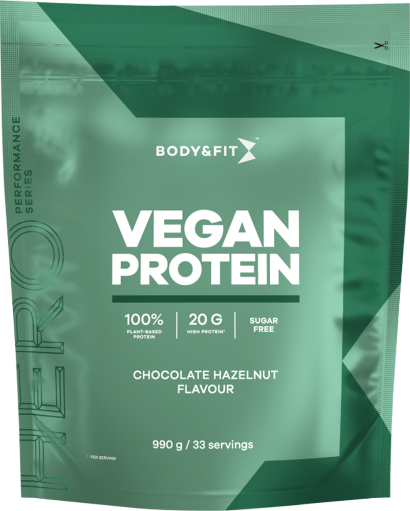 Body & Fit Vegan Protein - 990 g - Chocolate Hazelnut