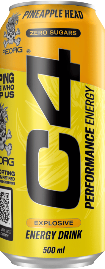 C4 Energy - 12 x 500 ml - Pineapple