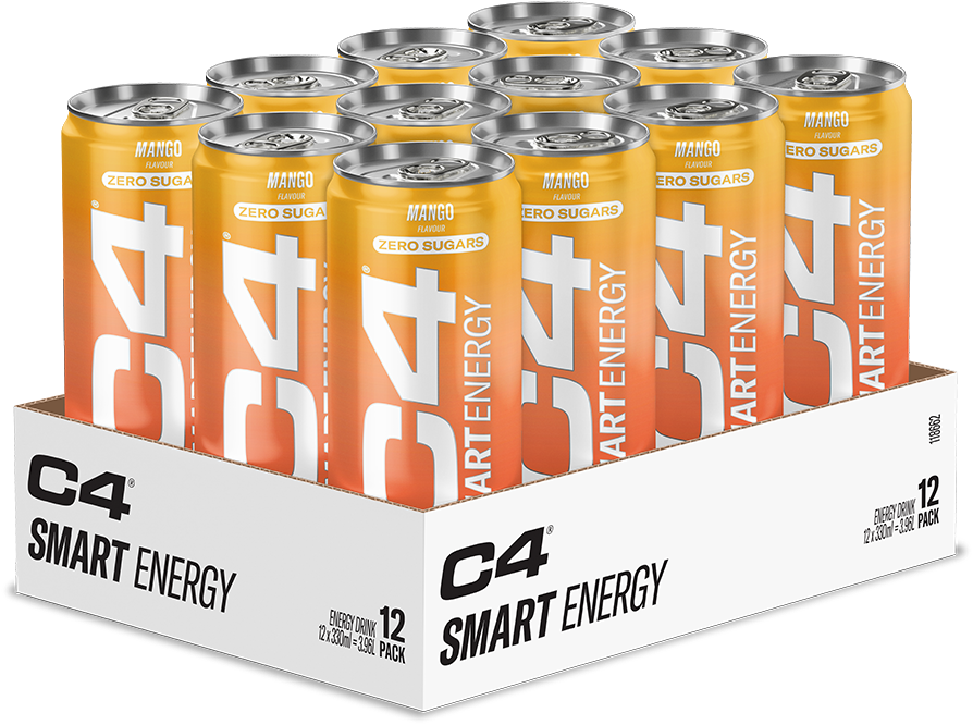 C4 Smart Energy - 12 x 330ml - Mango