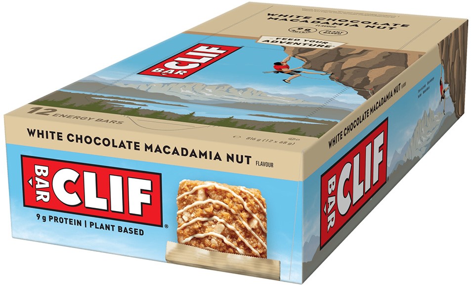 Clif Bar - 12 x 68 g - White Chocolate Macadamia