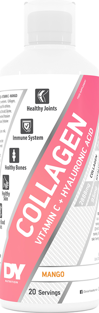 Dorian Yates Nutrition Collagen + Vitamin C + Hyaluronic Acid - 500 ml - Mango
