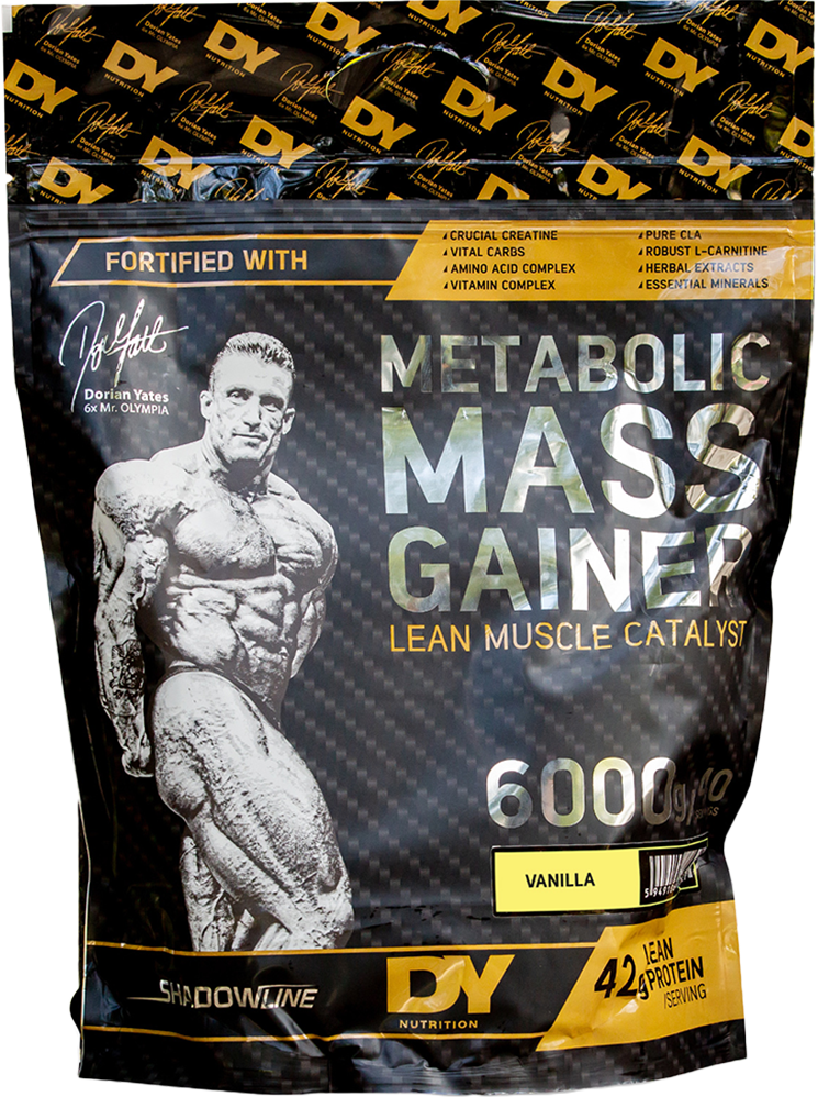 Dorian Yates Nutrition Metabolic Mass Gainer - 6000 g - Vanilla