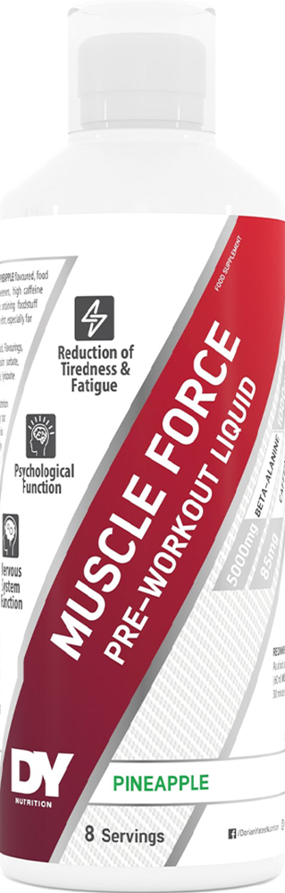 Dorian Yates Nutrition Muscle Force PWO Liquid - 500 ml - Pineapple