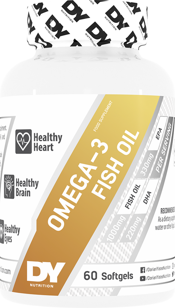 Dorian Yates Nutrition Omega 3 Fish Oil - 60 gels