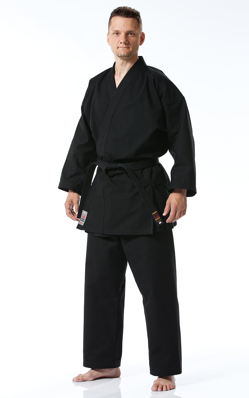 TOKAIDO Karate Gi, Bujin Kuro, 14 oz., black