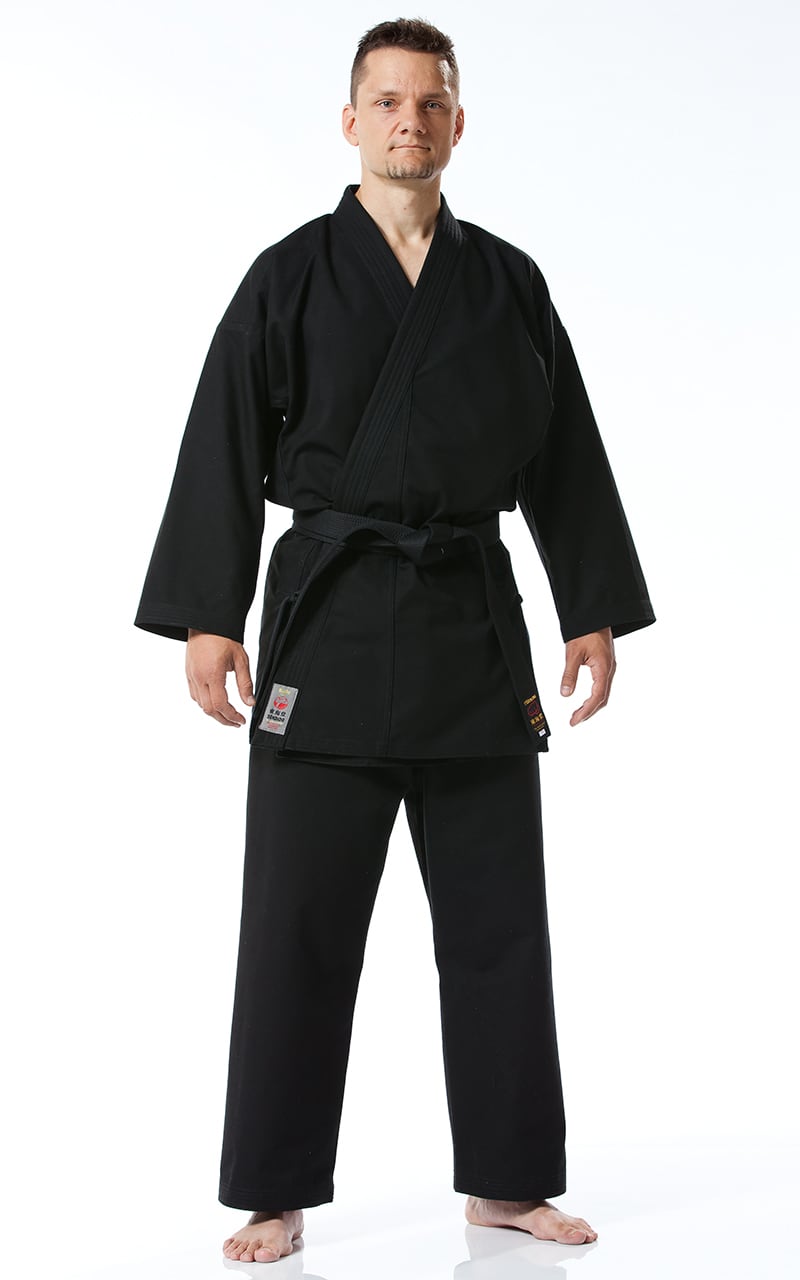 TOKAIDO Karate Gi, Bujin Kuro, 14 oz., black