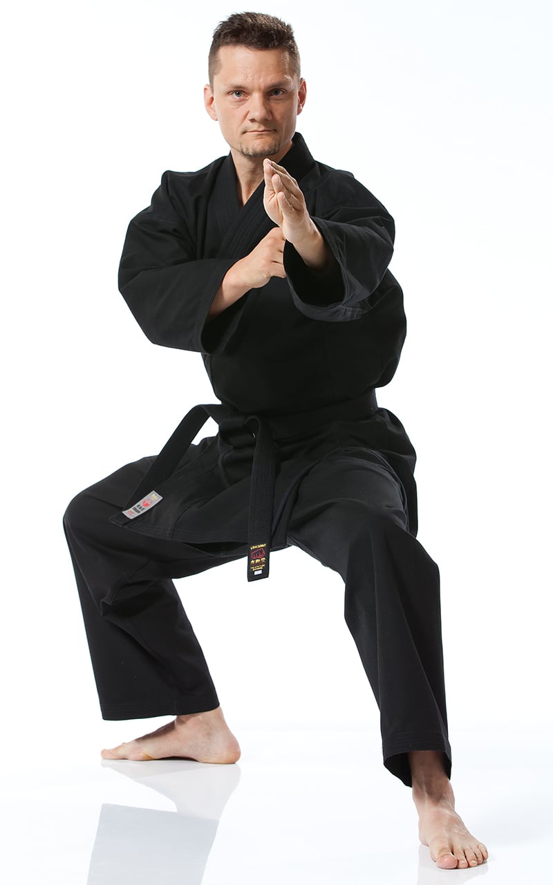 TOKAIDO Karate Gi, Bujin Kuro, 14 oz., black