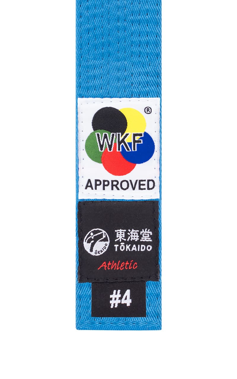 TOKAIDO Karate Competition Belt, WKF, cotton