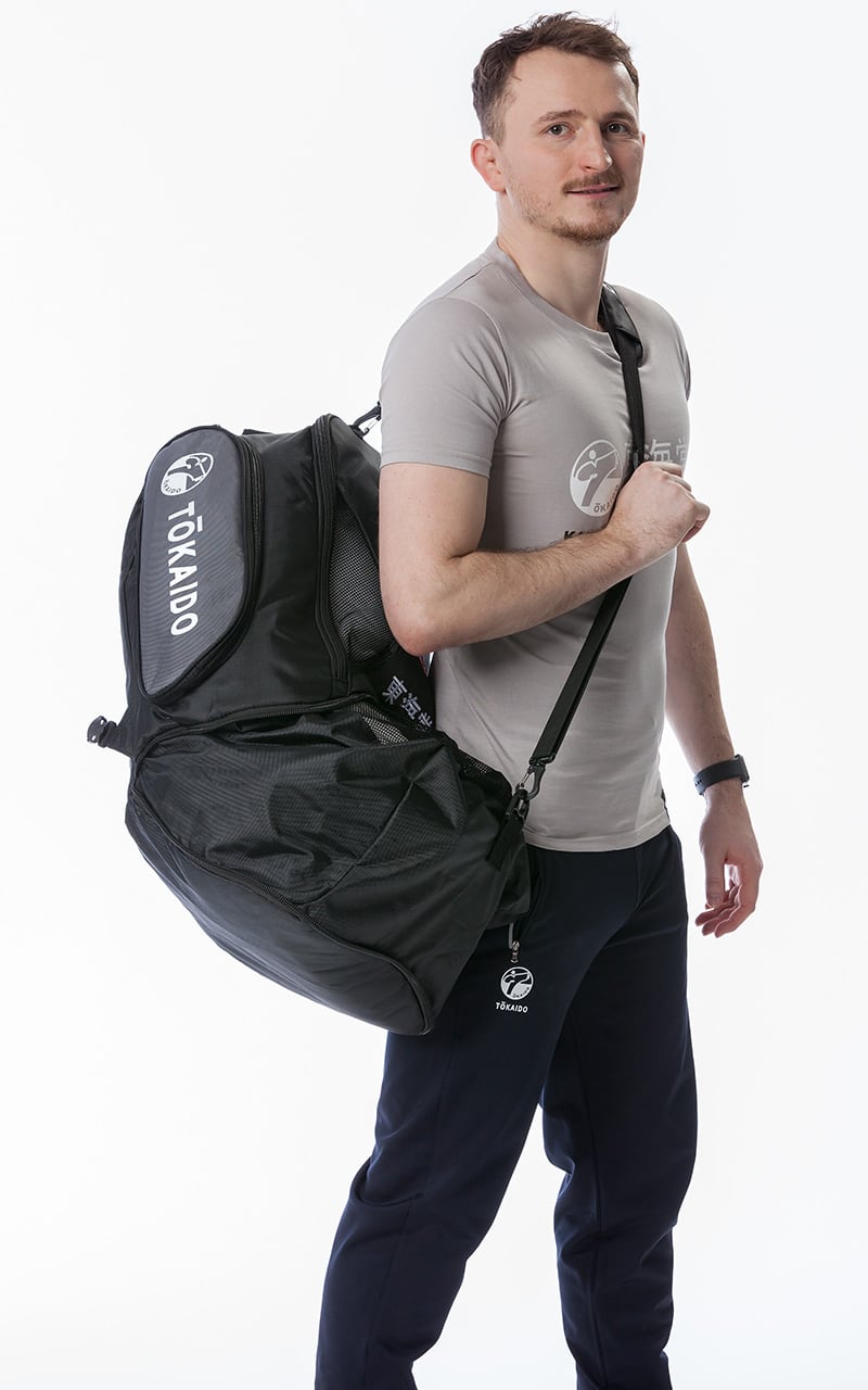 TOKAIDO Multi-Functional sports bag, Moster Bag, black / gray