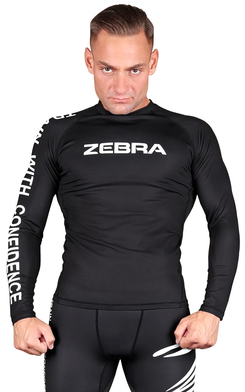 ZEBRA Rash Guard Performance, Långärmad