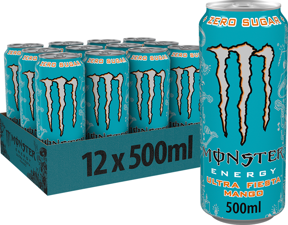 Monster Energy Ultra - 12 x 500 ml - Fiesta