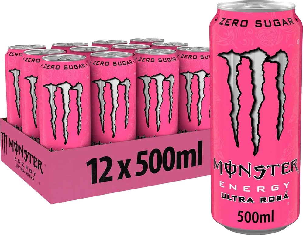 Monster Energy Ultra - 12 x 500 ml - Rosa