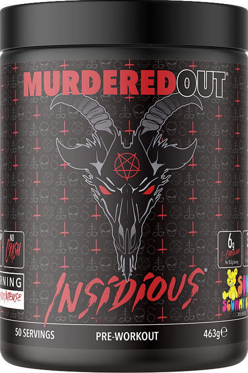 Murdered Out Insidious Pre-Workout - 463 g - Sour Scummy Bear