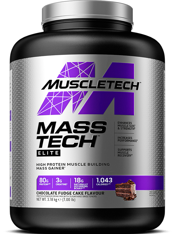 MuscleTech Mass Tech Elite - 3180 g - Chocolate Fudge Cake