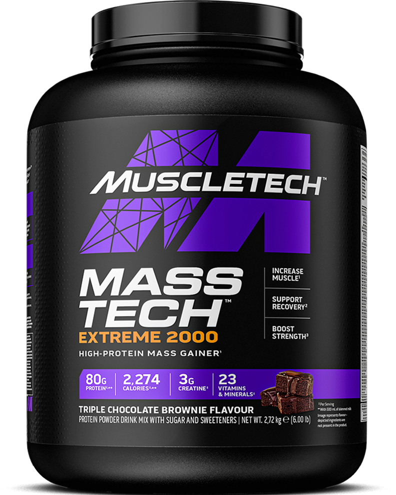 MuscleTech Mass Tech Extreme 2000 - 2720 g - Triple Chocolate Brownie