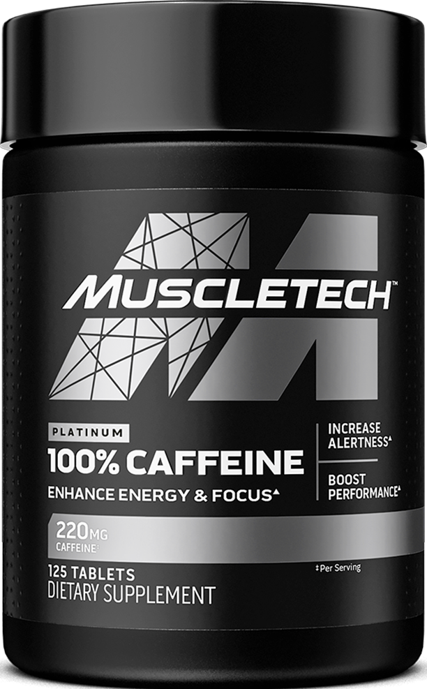 MuscleTech Platinum Caffeine - 125 tabs