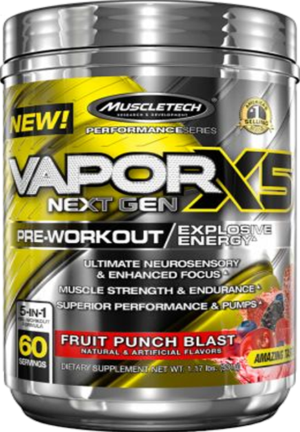 MuscleTech Vapor X5 Next Gen - Fruit Punch Blast