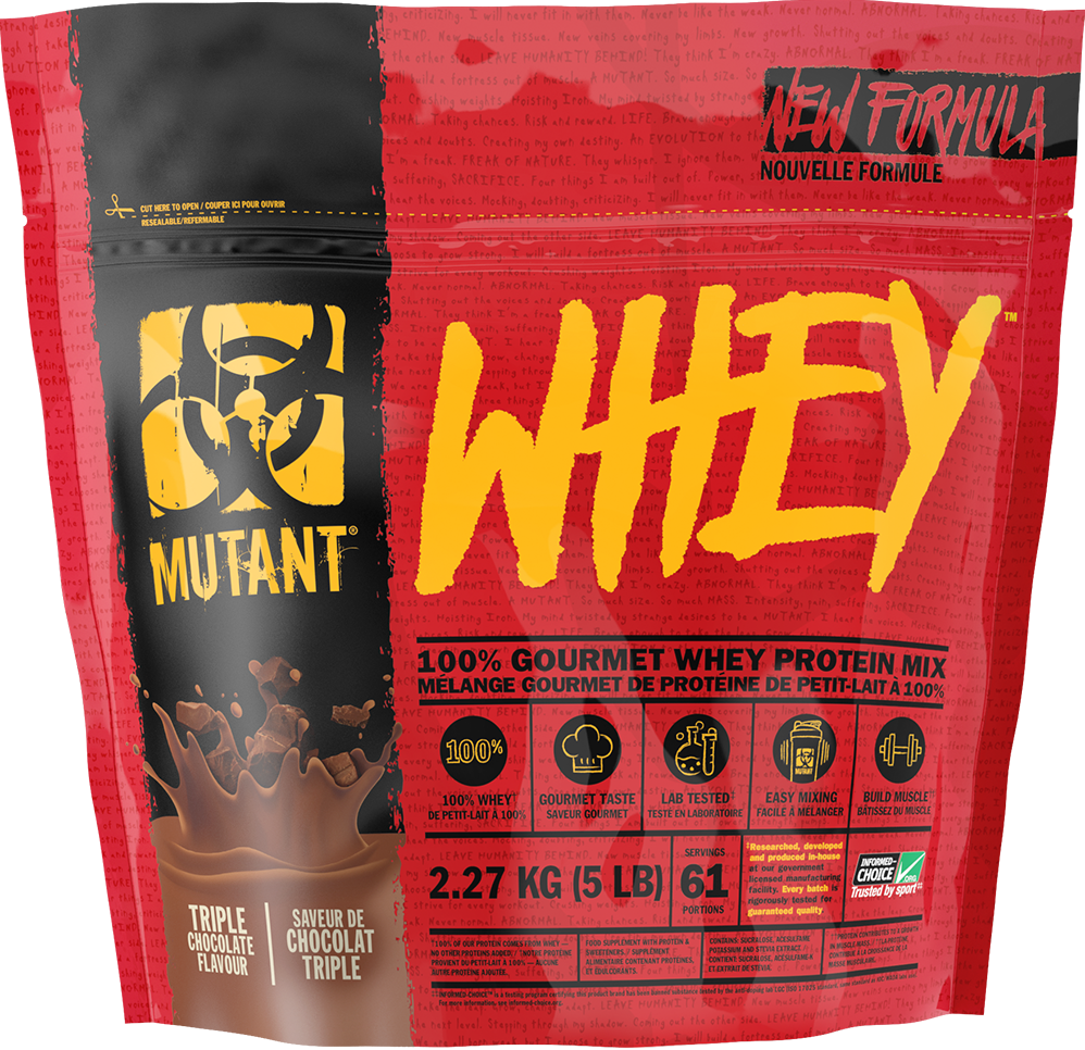 Mutant Vassleprotein - 2270 g - Triple Chocolate