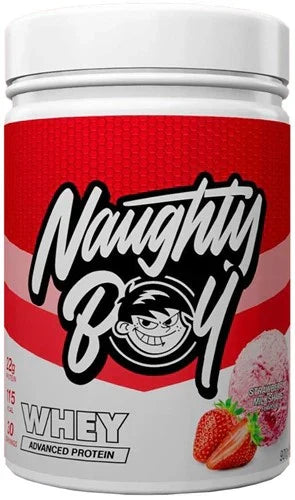 Naughty Boy Vassleprotein - 900 g - Strawberry Milkshake