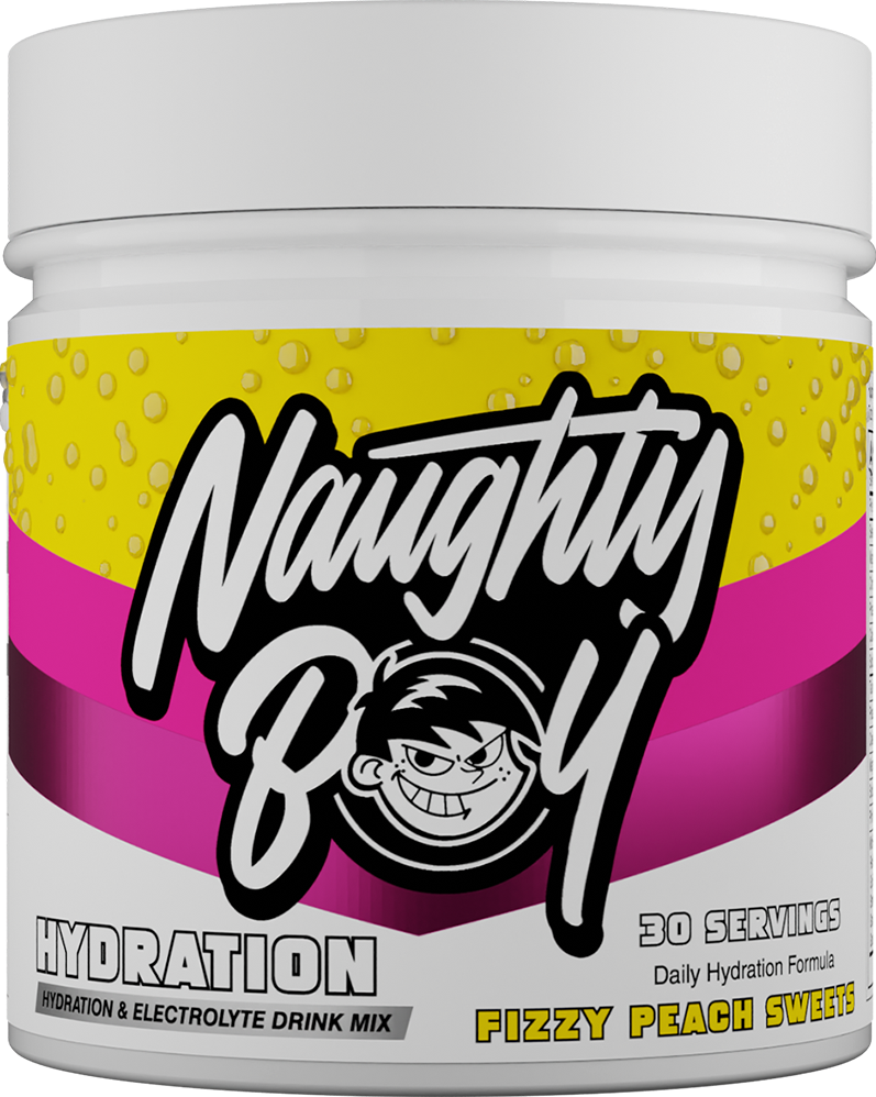 Naughty Boy Hydration - 255 g - Fizzy Peach Sweets