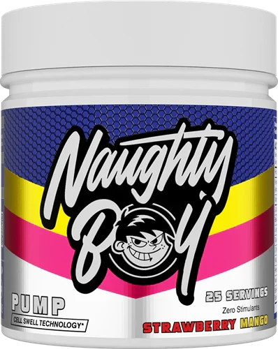 Naughty Boy Pump Pre-Workout - 400 g - Strawberry Mango