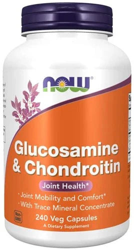 NOW Foods NOW3229 Glucosa & Chondroi & Trace - 240 veg caps