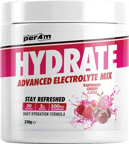 PER4M Hydration Electrolyte Mix - 210 g - Raspberry Cherry