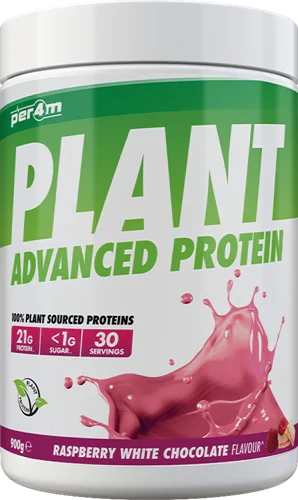 PER4M Plant Protein - 900 g - Raspberry White Chocolate