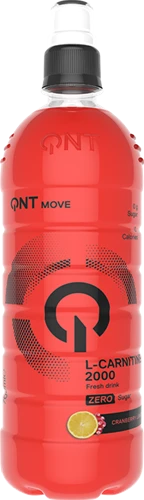 QNT L-Carnitine 2000 mg - 12 x 700 ml - Cranberry Lemon