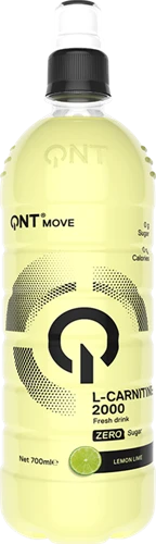 QNT L-Carnitine 2000 mg - 12 x 700 ml - Lemon Lime